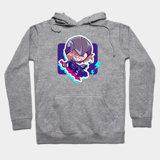 Akechi Goro - Black Mask Hoodie by OkiComa